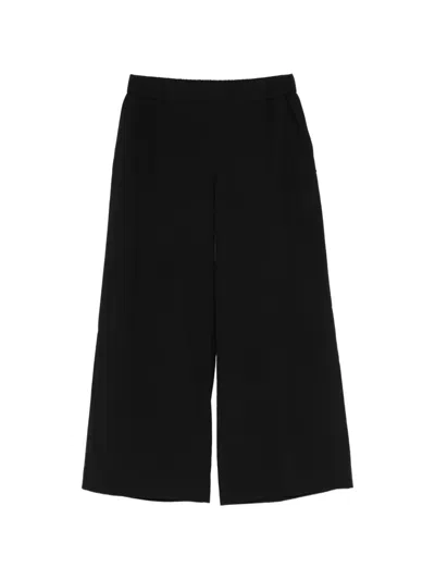 Ottod'ame Wide-leg Trousers In Black