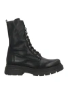 Ottod'ame Woman Ankle Boots Black Size 8 Leather
