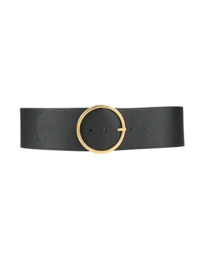 Ottod'ame Woman Belt Black Size M Leather