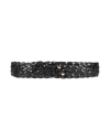 Ottod'ame Woman Belt Black Size S Leather In Black