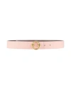 Ottod'ame Woman Belt Pink Size 30 Leather