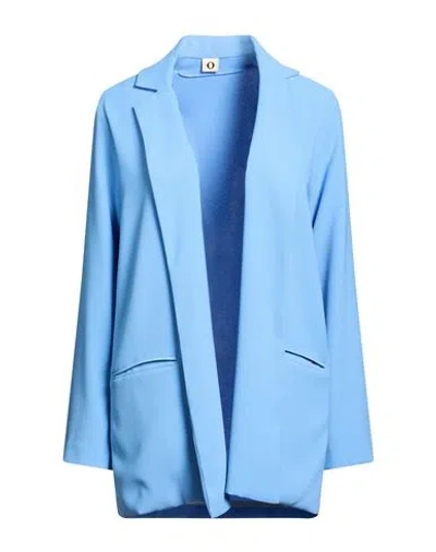 Ottod'ame Woman Blazer Azure Size 4 Polyester In Blue