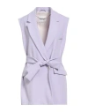 Ottod'ame Woman Blazer Lilac Size 8 Polyester, Viscose, Elastane In Purple