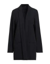 Ottod'ame Woman Blazer Midnight Blue Size 10 Polyester, Elastane