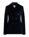 Ottod'ame Double-breasted Blazer In Blue