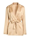 Ottod'ame Woman Blazer Sand Size 10 Viscose In Neutral