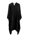 Ottod'ame Woman Cape Black Size Onesize Acetate, Silk