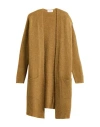 Ottod'ame Woman Cardigan Khaki Size 8 Polyamide, Acrylic, Wool, Alpaca Wool, Elastane