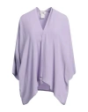 Ottod'ame Woman Cardigan Lilac Size Onesize Acetate, Silk In Purple