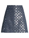 Ottod'ame Woman Denim Skirt Blue Size 10 Polyester In Blue