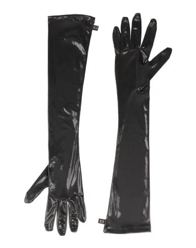 Ottod'ame Woman Gloves Black Size Onesize Polyester, Elastane