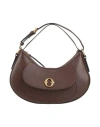 Ottod'ame Woman Handbag Chocolate Brown Size - Leather