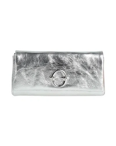 Ottod'ame Woman Handbag Silver Size - Leather