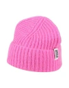 Ottod'ame Woman Hat Fuchsia Size Onesize Acrylic, Mohair Wool, Polyamide