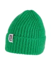 Ottod'ame Woman Hat Green Size Onesize Acrylic, Mohair Wool, Polyamide