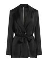 Ottod'ame Woman Jacket Black Size 10 Viscose