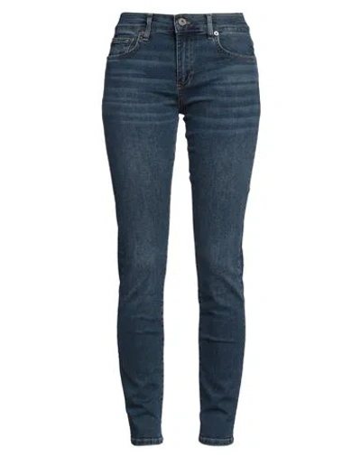 Ottod'ame Woman Jeans Blue Size 31 Cotton, Polyester, Elastane