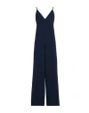 Ottod'ame Woman Jumpsuit Midnight Blue Size 8 Polyester, Viscose