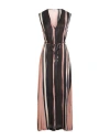 Ottod'ame Woman Maxi Dress Antique Rose Size 8 Viscose