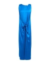 Ottod'ame Woman Maxi Dress Azure Size 8 Viscose In Blue