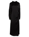 Ottod'ame Woman Maxi Dress Black Size 10 Viscose