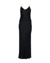 Ottod'ame Woman Maxi Dress Black Size 10 Viscose In Black