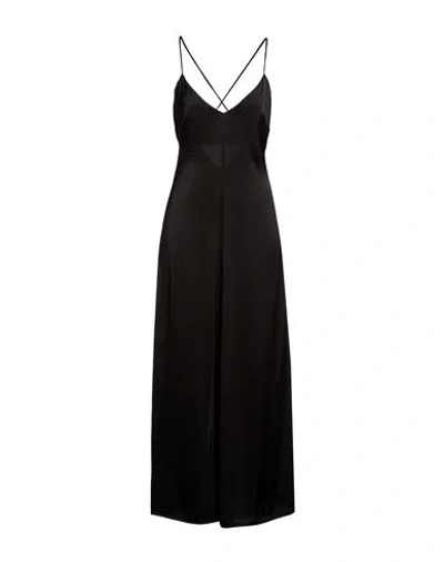 Ottod'ame Woman Maxi Dress Black Size 12 Viscose
