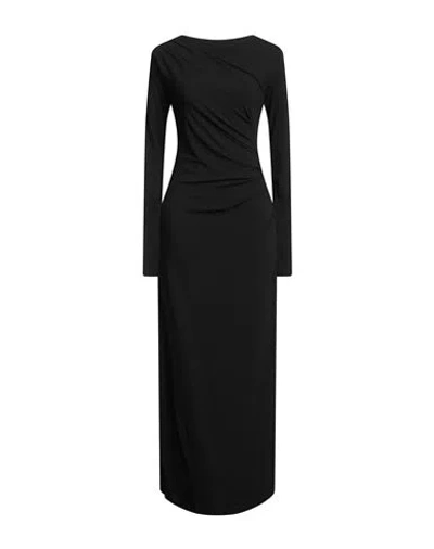 Ottod'ame Woman Maxi Dress Black Size 12 Viscose, Elastane