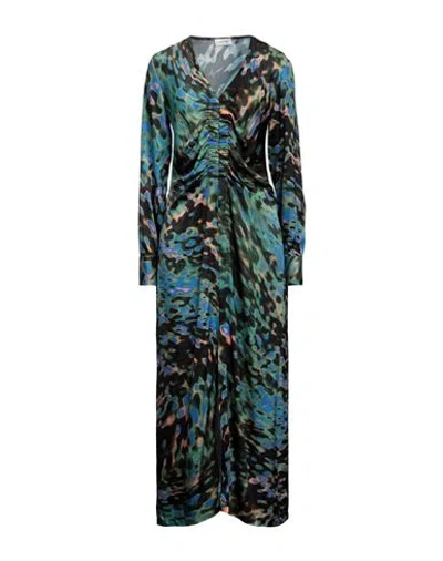 Ottod'ame Woman Maxi Dress Black Size 2 Viscose