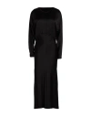Ottod'ame Woman Maxi Dress Black Size 8 Viscose