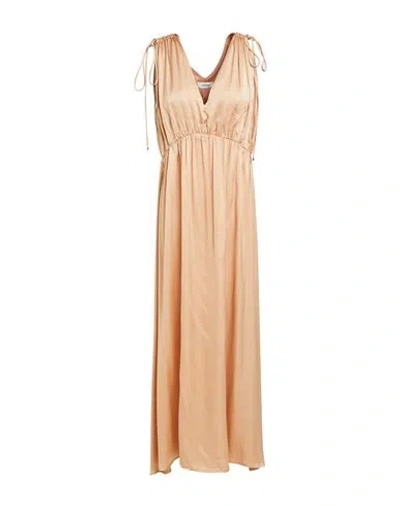 Ottod'ame Woman Maxi Dress Blush Size 8 Viscose In Pink