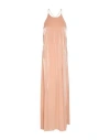 Ottod'ame Woman Maxi Dress Blush Size 8 Viscose, Polyester In Pink