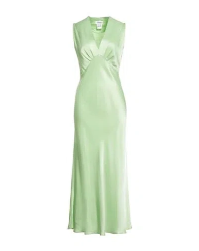 Ottod'ame Woman Maxi Dress Light Green Size 12 Viscose