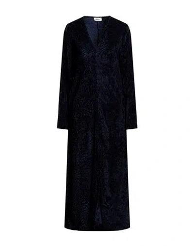 Ottod'ame Woman Maxi Dress Midnight Blue Size 4 Viscose