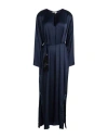 Ottod'ame Woman Maxi Dress Midnight Blue Size 8 Viscose