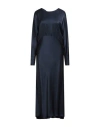 Ottod'ame Woman Maxi Dress Navy Size 12 Viscose In Black