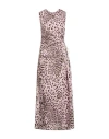 Ottod'ame Woman Maxi Dress Pink Size 8 Cotton In Multi