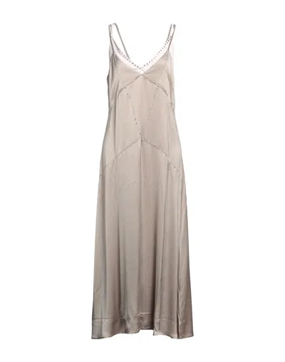 Ottod'ame Long Dresses In Grey