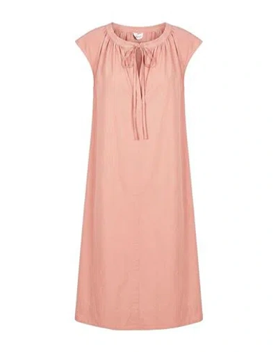Ottod'ame Woman Midi Dress Antique Rose Size 2 Cotton In Pink