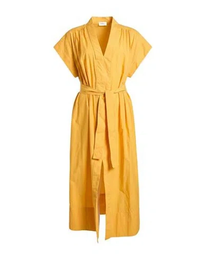 Ottod'ame Woman Midi Dress Mandarin Size 2 Cotton