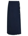 Ottod'ame Woman Midi Skirt Midnight Blue Size 4 Polyester