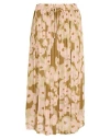 Ottod'ame Woman Midi Skirt Pink Size 6 Viscose