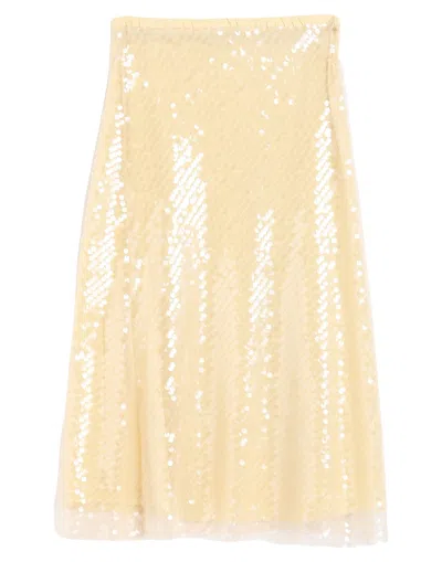 Ottod'ame Midi Skirts In Yellow