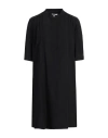 Ottod'ame Woman Mini Dress Black Size 10 Cotton