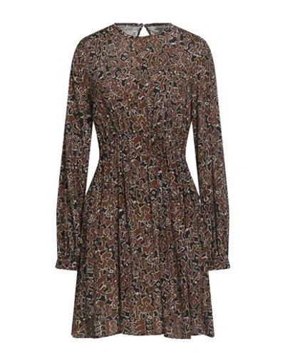 Ottod'ame Woman Mini Dress Black Size 10 Viscose