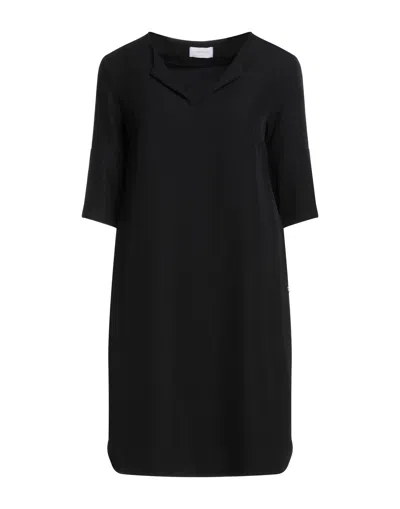 Ottod'ame Woman Mini Dress Black Size 2 Polyester, Elastane