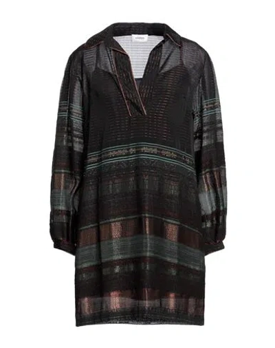 Ottod'ame Woman Mini Dress Black Size 4 Polyester