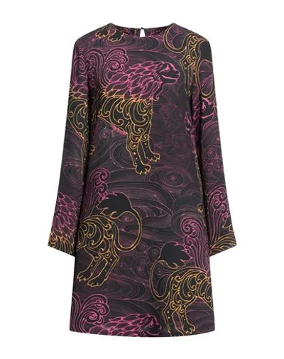 Ottod'ame Woman Mini Dress Black Size 8 Polyester