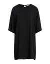 Ottod'ame Woman Mini Dress Black Size 10 Polyester In Black