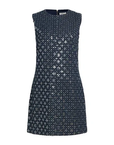Ottod'ame Woman Mini Dress Blue Size 2 Polyester